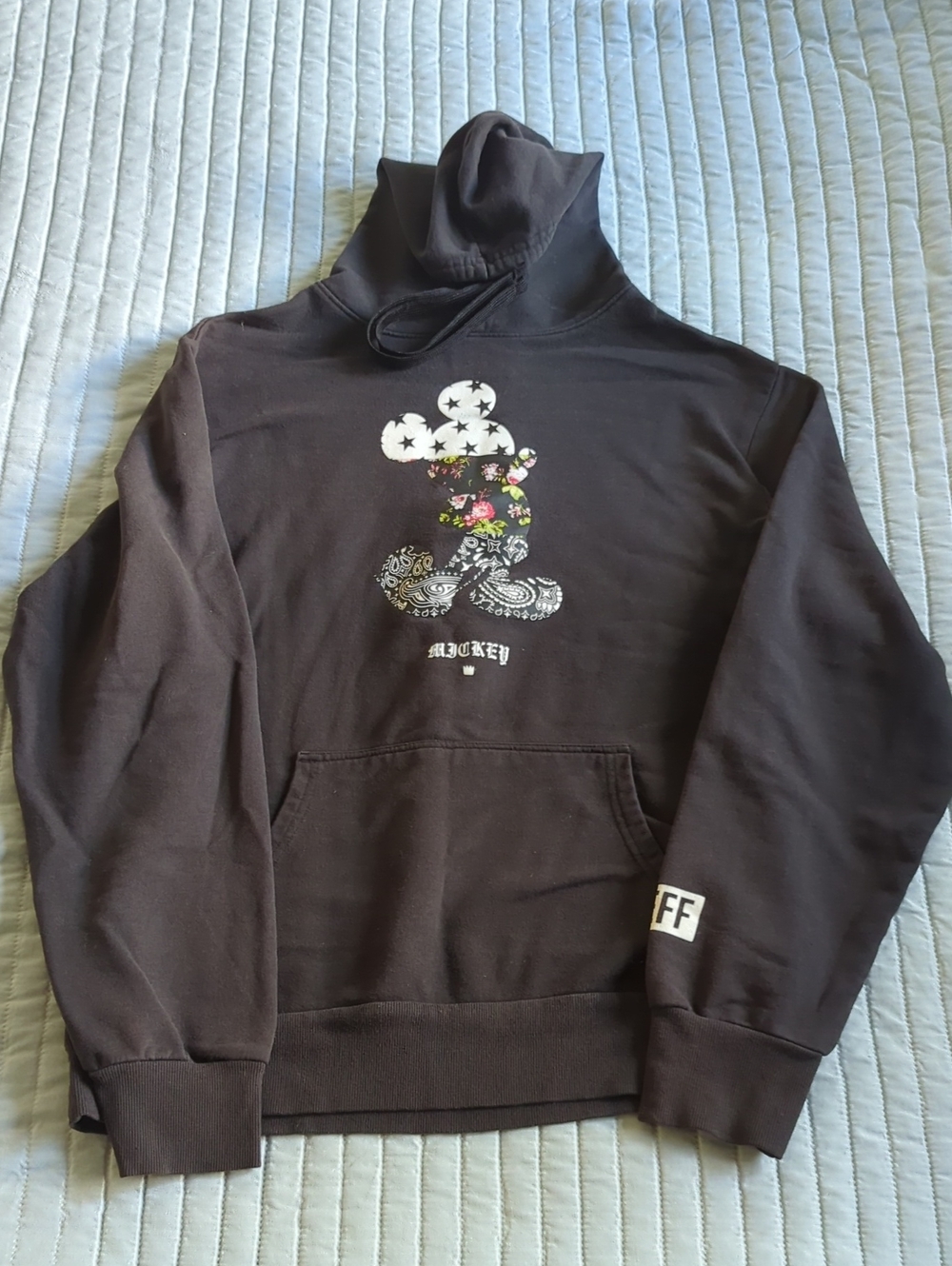 Disney Collection by Neff Mickey Mouse Swag Pullover Hoodie Black Medium M
